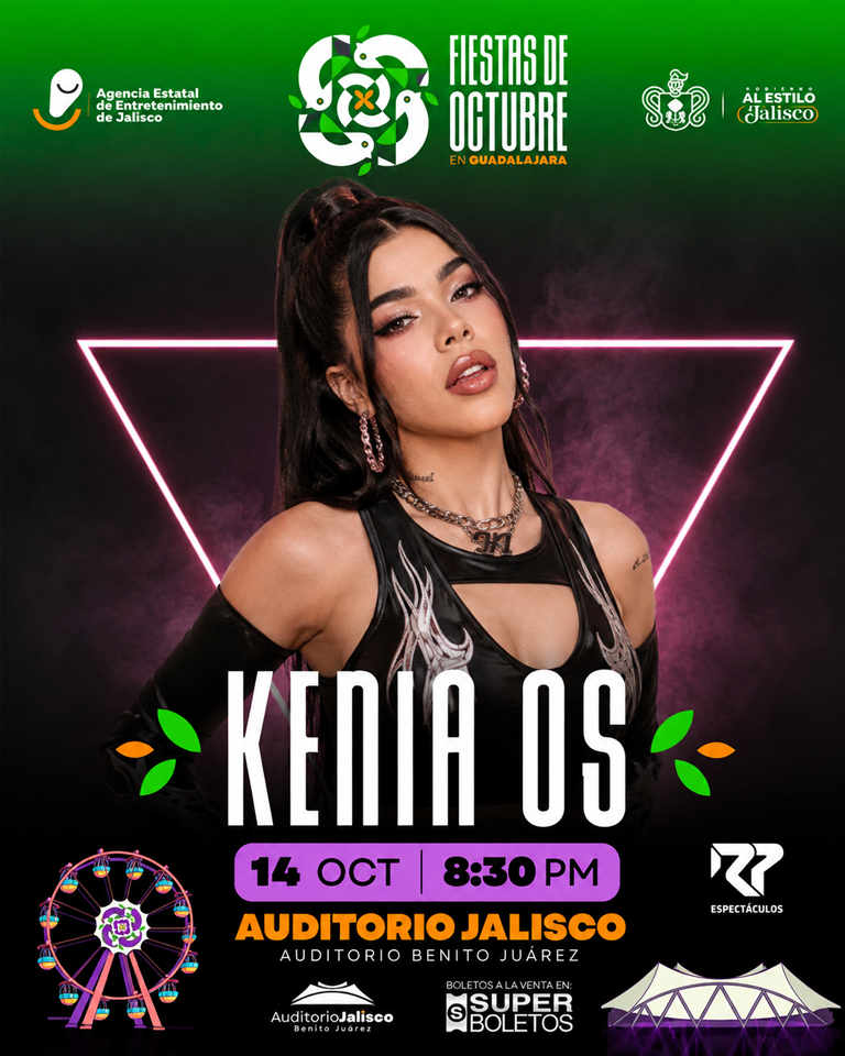 Kenia Oz Fiestas de Octubre 2026