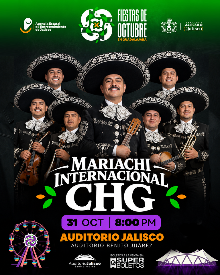 Mariachi Internacional CHG Fiestas de Octubre 2026