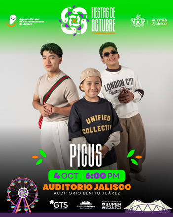 Picus Auditorio Benito Juarez Fiestas de Octubre 2026